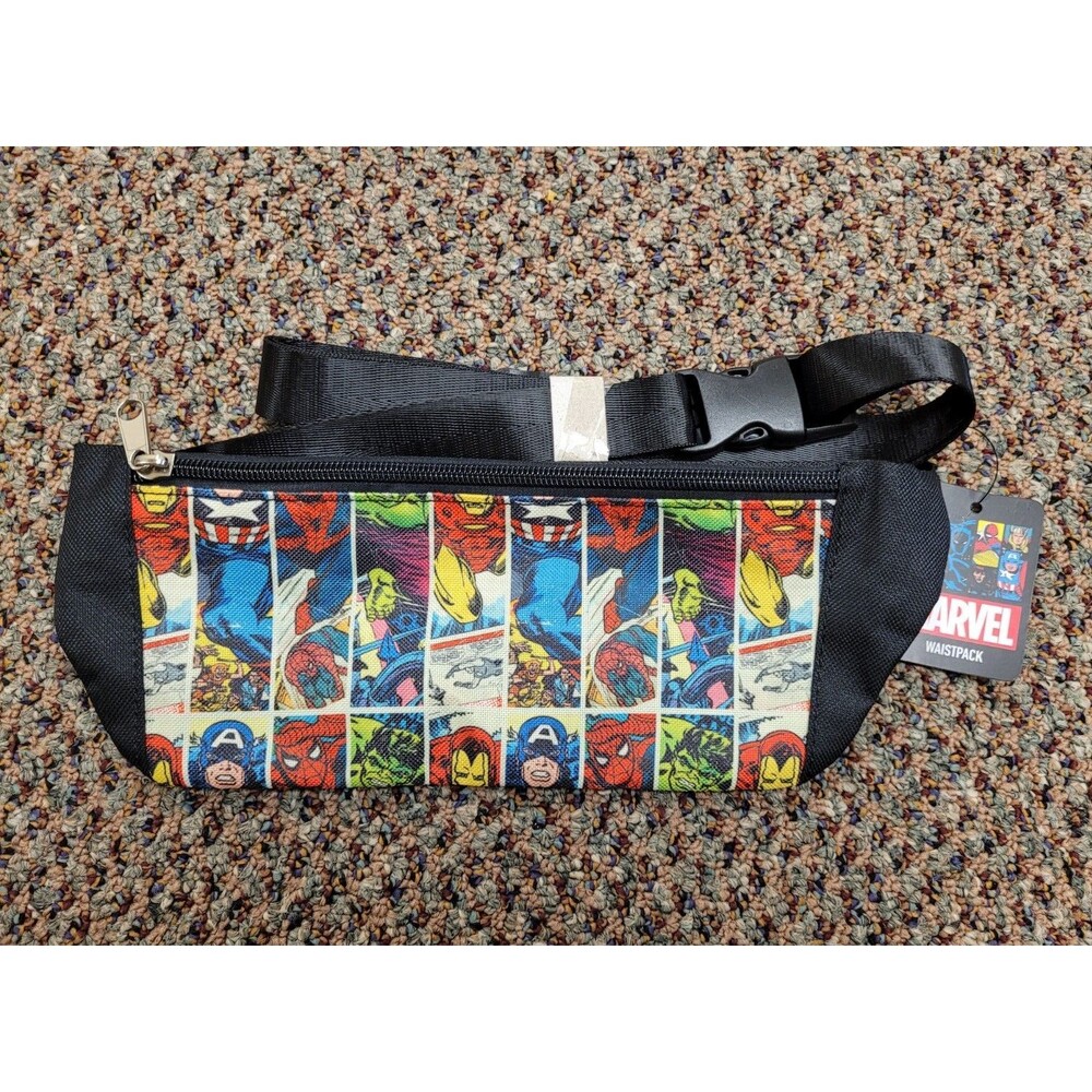 Marvel Classic Superheroes Fanny Pack / Waist Pack – Adjustable – Unisex – New